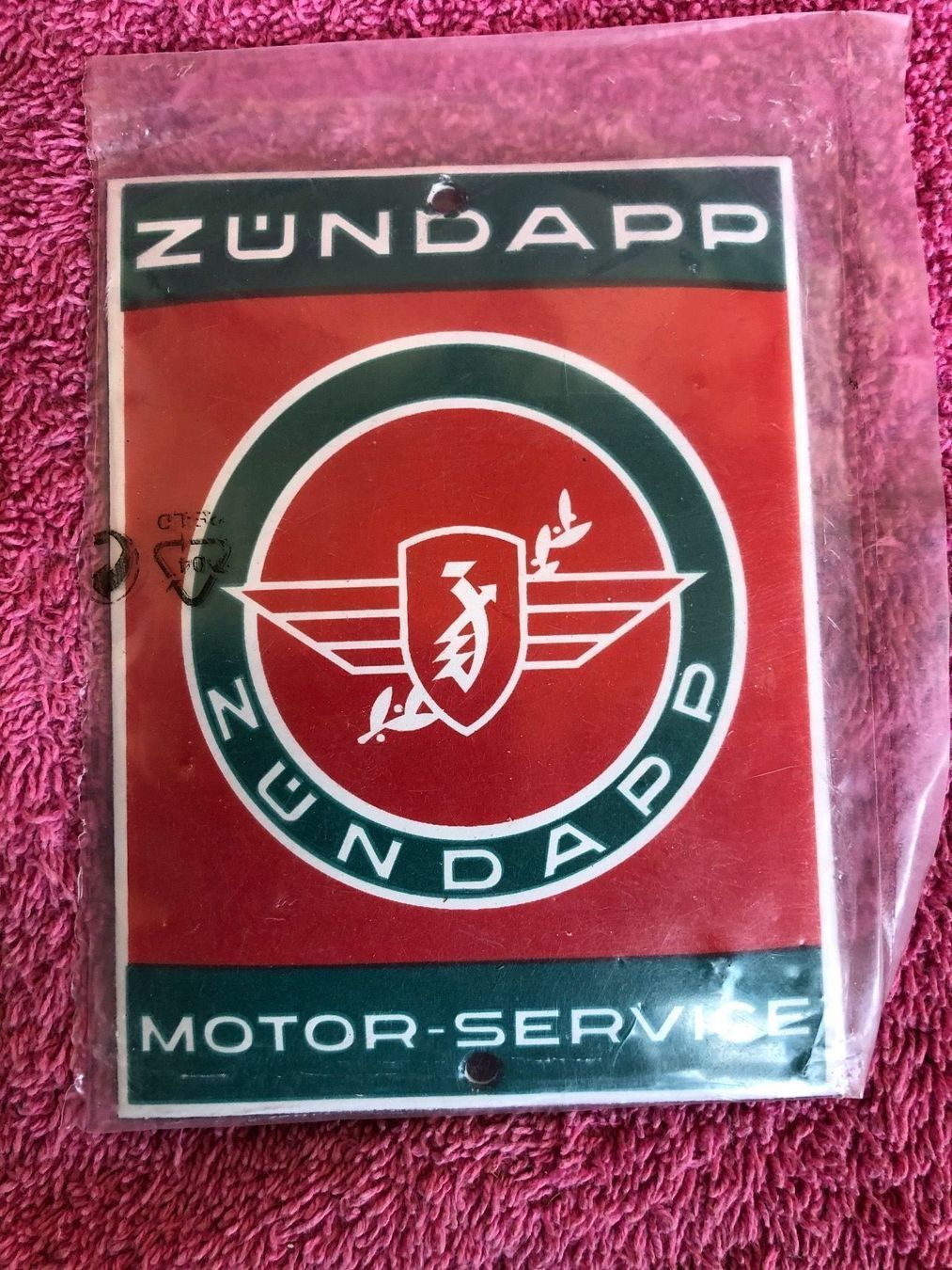Insegne: Zündapp motor service moped töffli – Nuovo e nell'imballaggio originale da Reinach AG venduto da rares75
