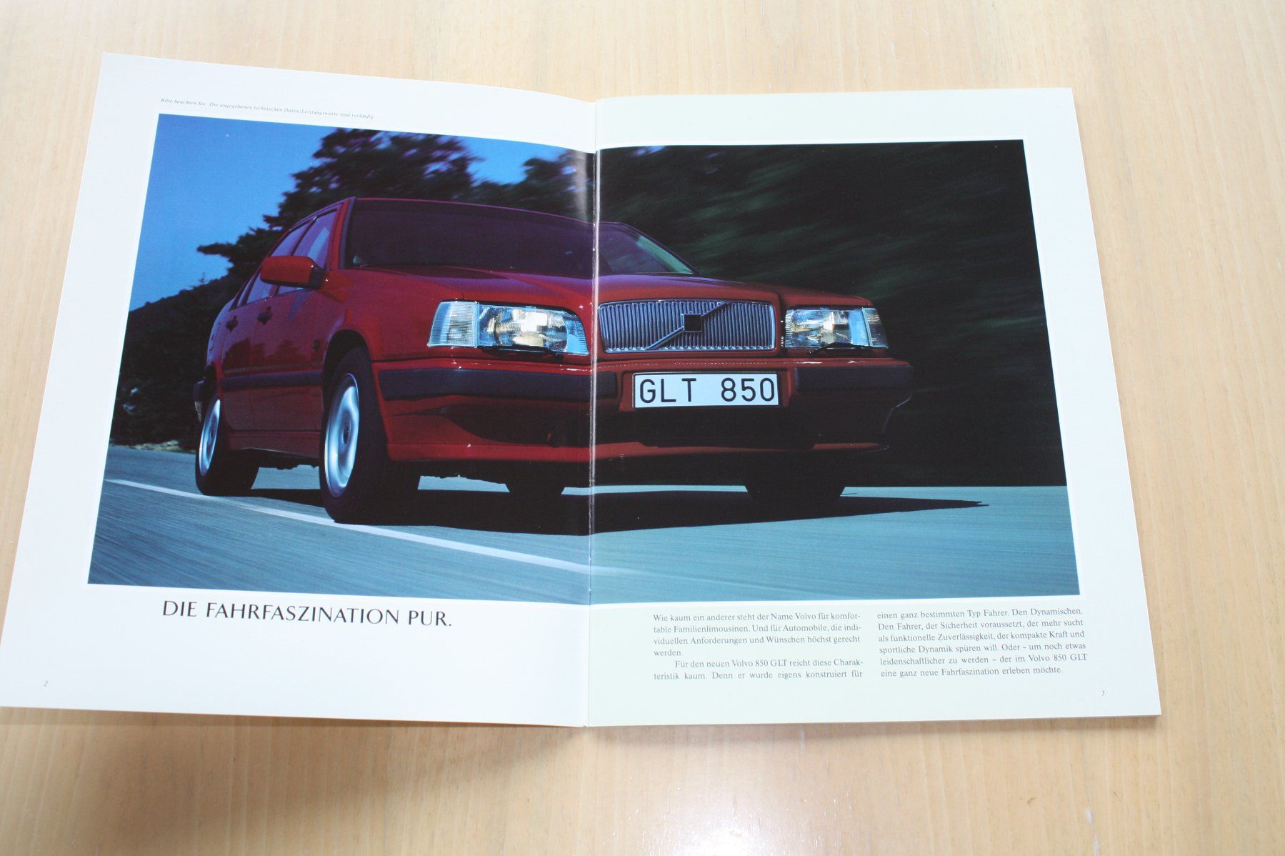 Volvo Documenti: Volvo 850 GLT Prospekt 1992 – Usato da Wikon venduto da erwin400 1
