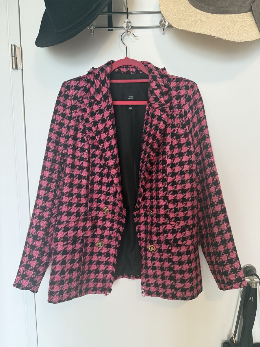 Giacche: BLAZER RIVER ISLAND PINK KARRIERT – Nuovo (secondo la descrizione) da Zürich venduto da ybrvk 1