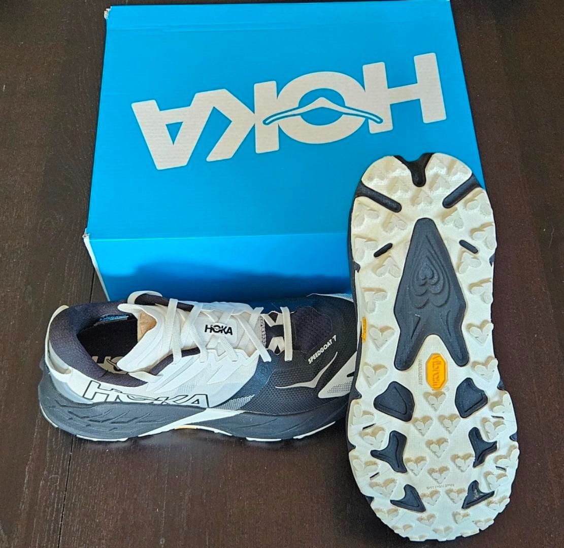 Chaussures hommes: HOKA Trekkingschuhe Speedgoat 7 Wide Gr 44 – D'occasion à Buus par papillon098 2