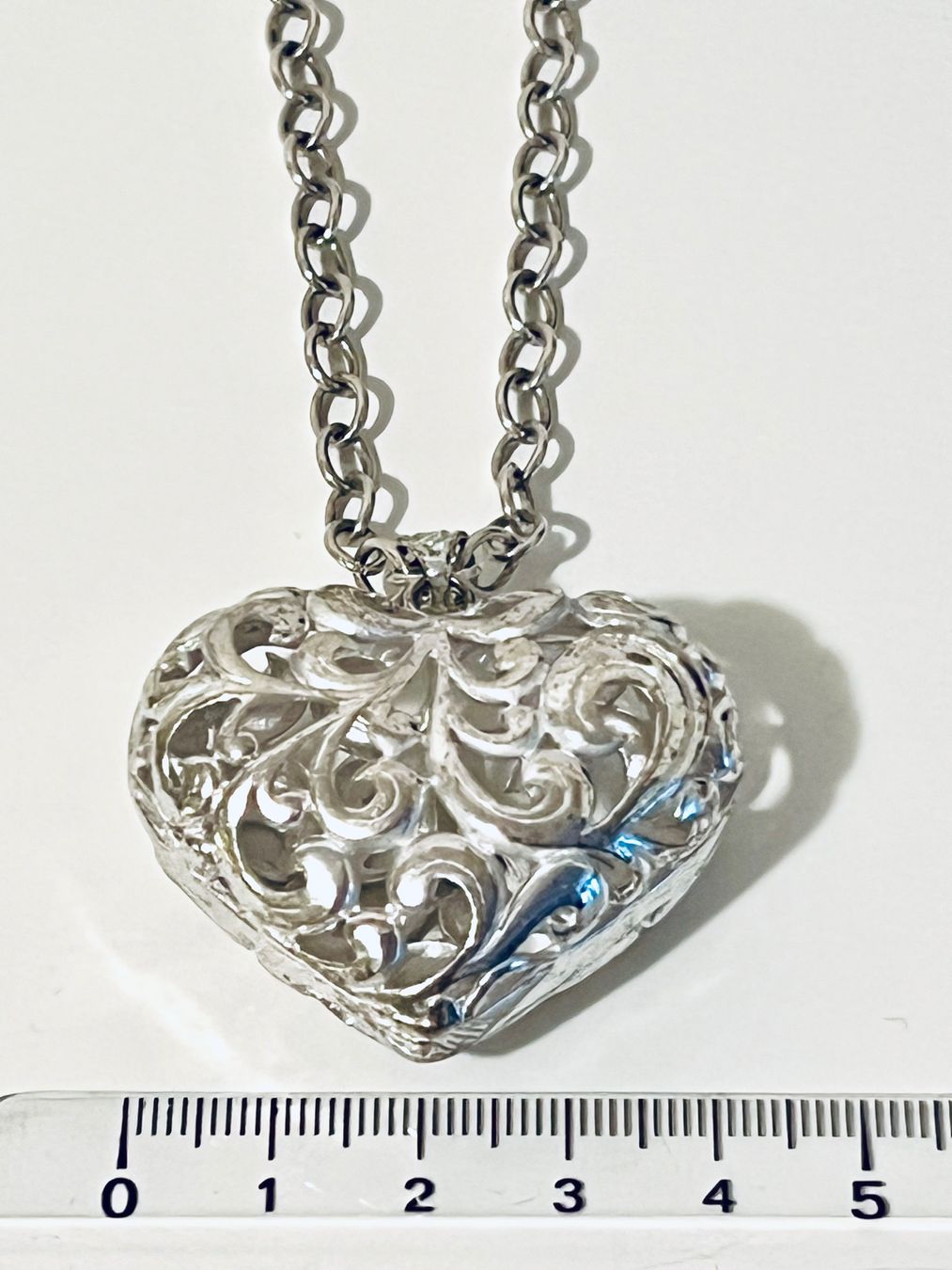 Colliers: Sterling Silber Herz Anhänger Kette – Neuf avec emballage d'origine à Rüschlikon par topswissvintage 7