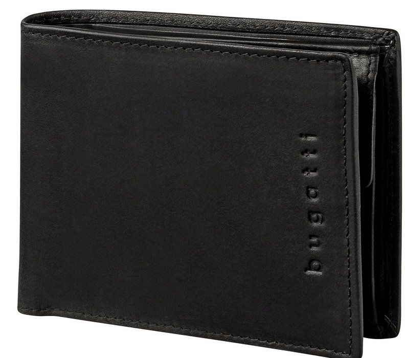 Brieftaschen: Portemonnaie Romano RFID Scheintasche Schwarz – Neu und originalverpackt aus Buchs SG von 777Jaspis