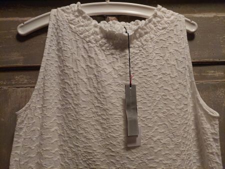 G White . Abito Collo Arricciato Balza weiss - 40/L