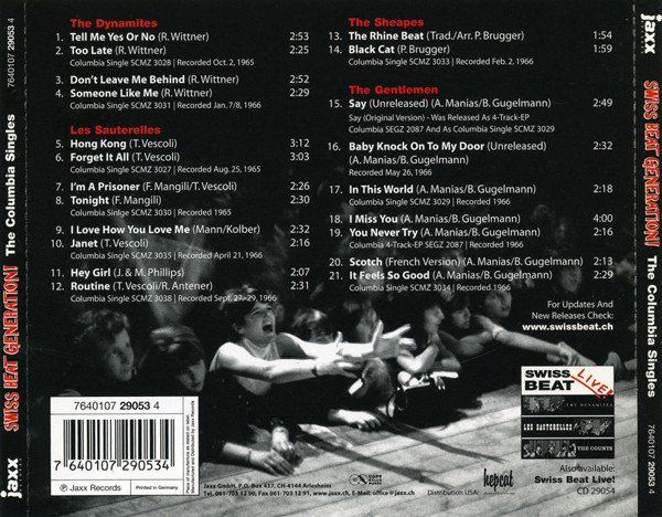 CDs: Swiss Beat Generation – Gebraucht aus Aeschi SO von Stones55 1
