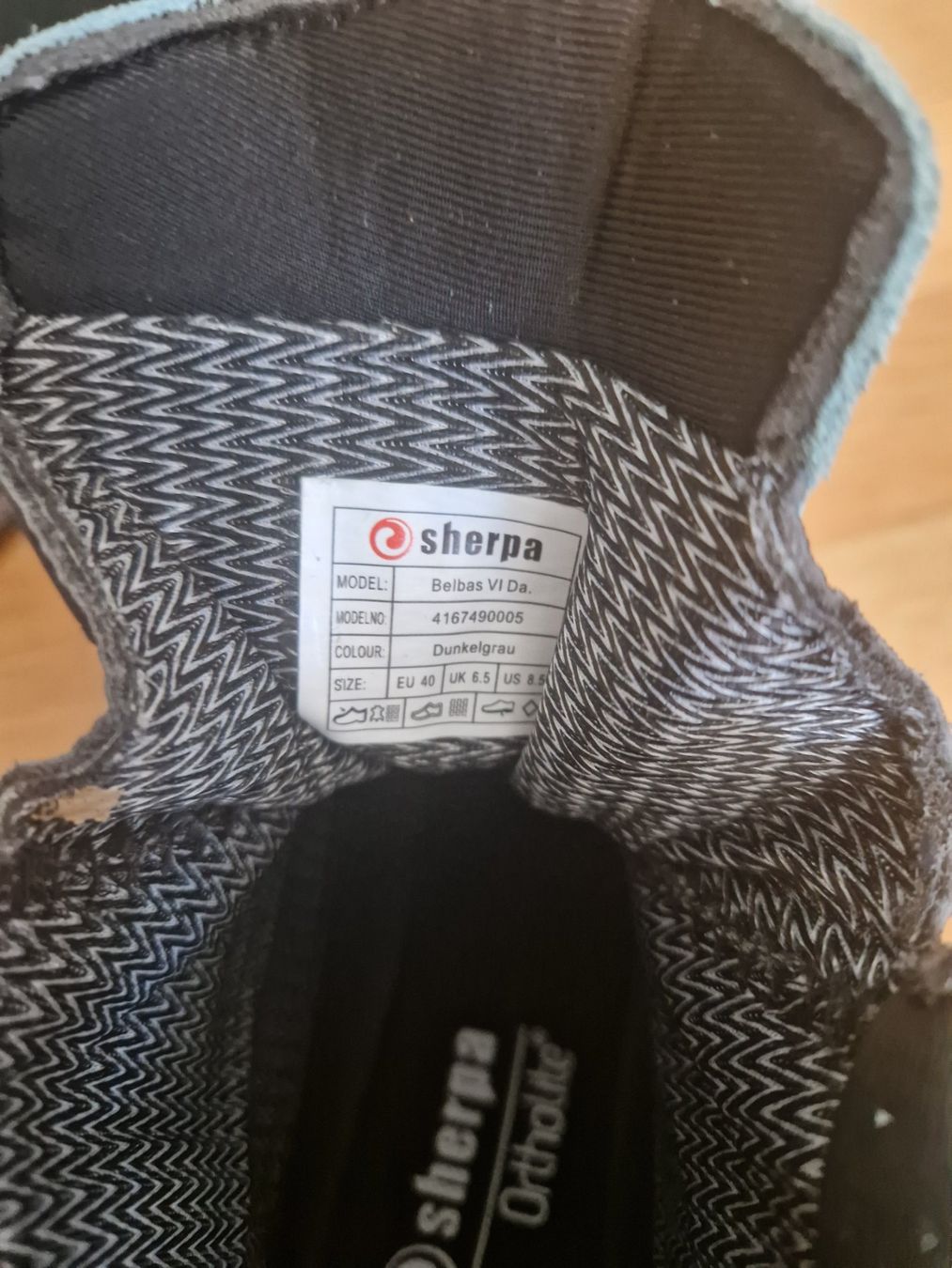 Sherpa Scarpe da donna: Wanderschuhe Sherpa Damen Grösse 40 neuwertig – Usato da Geroldswil venduto da BVODA 3