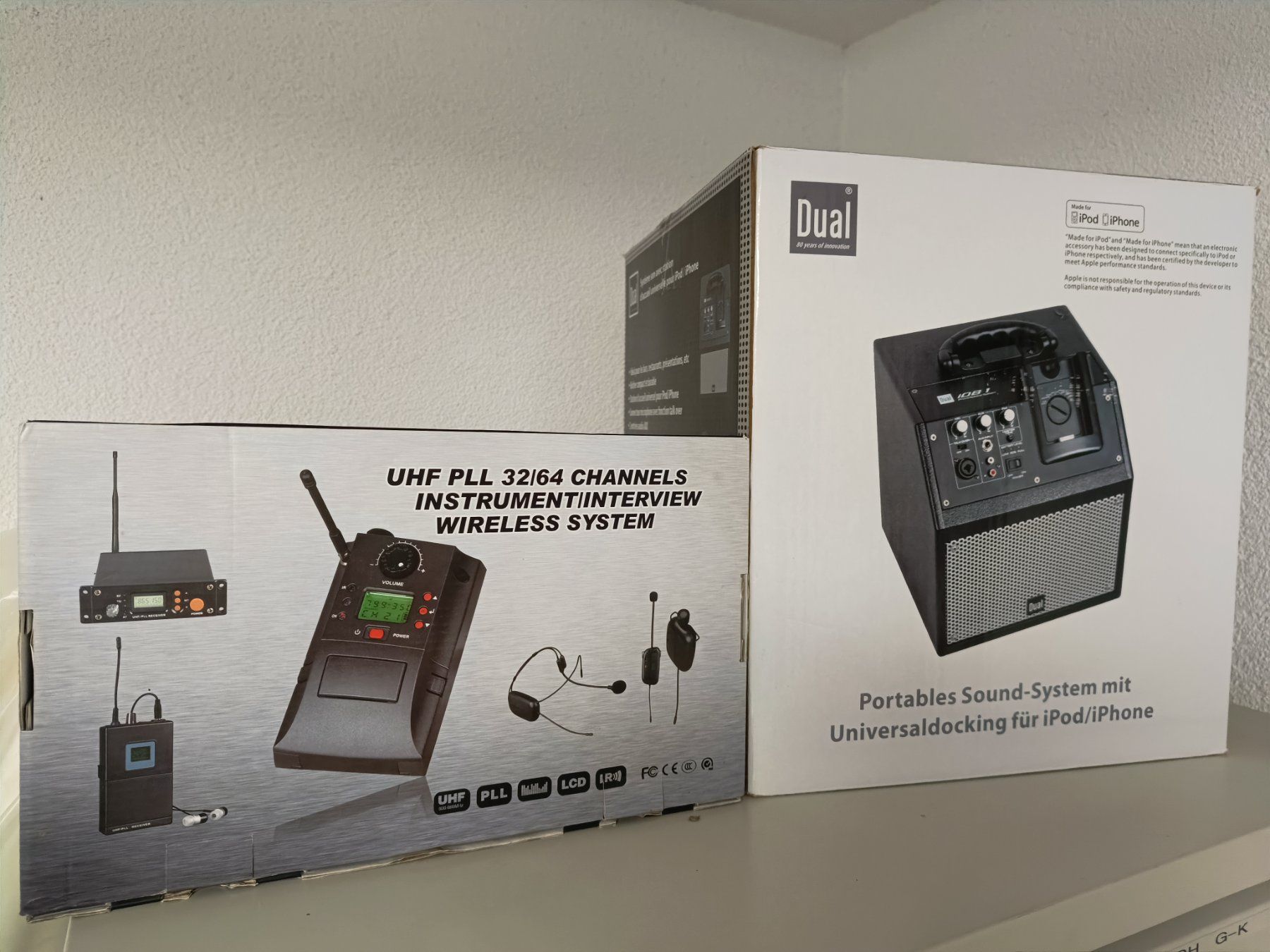 Dual Casse acustiche: Dual iDB 1 Soundsystem mit Head-Set Microphon – Usato da Bennwil venduto da Smileandwin1