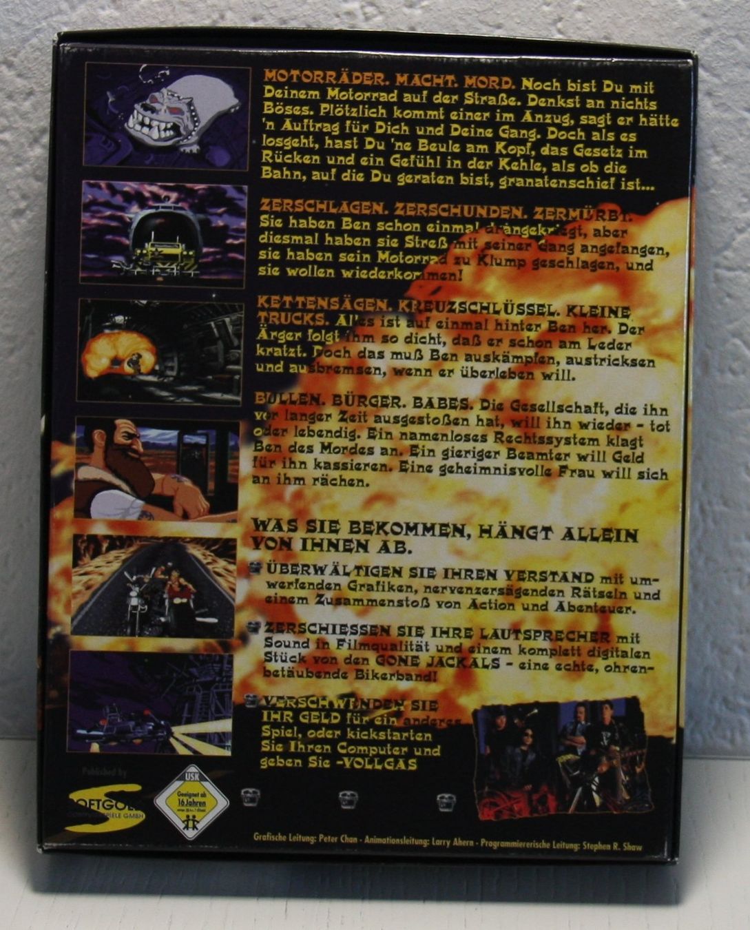 Giochi: PC Big Box - LucasArts Vollgas Full Throttle – Usato da Fisibach venduto da Retrogames24 3