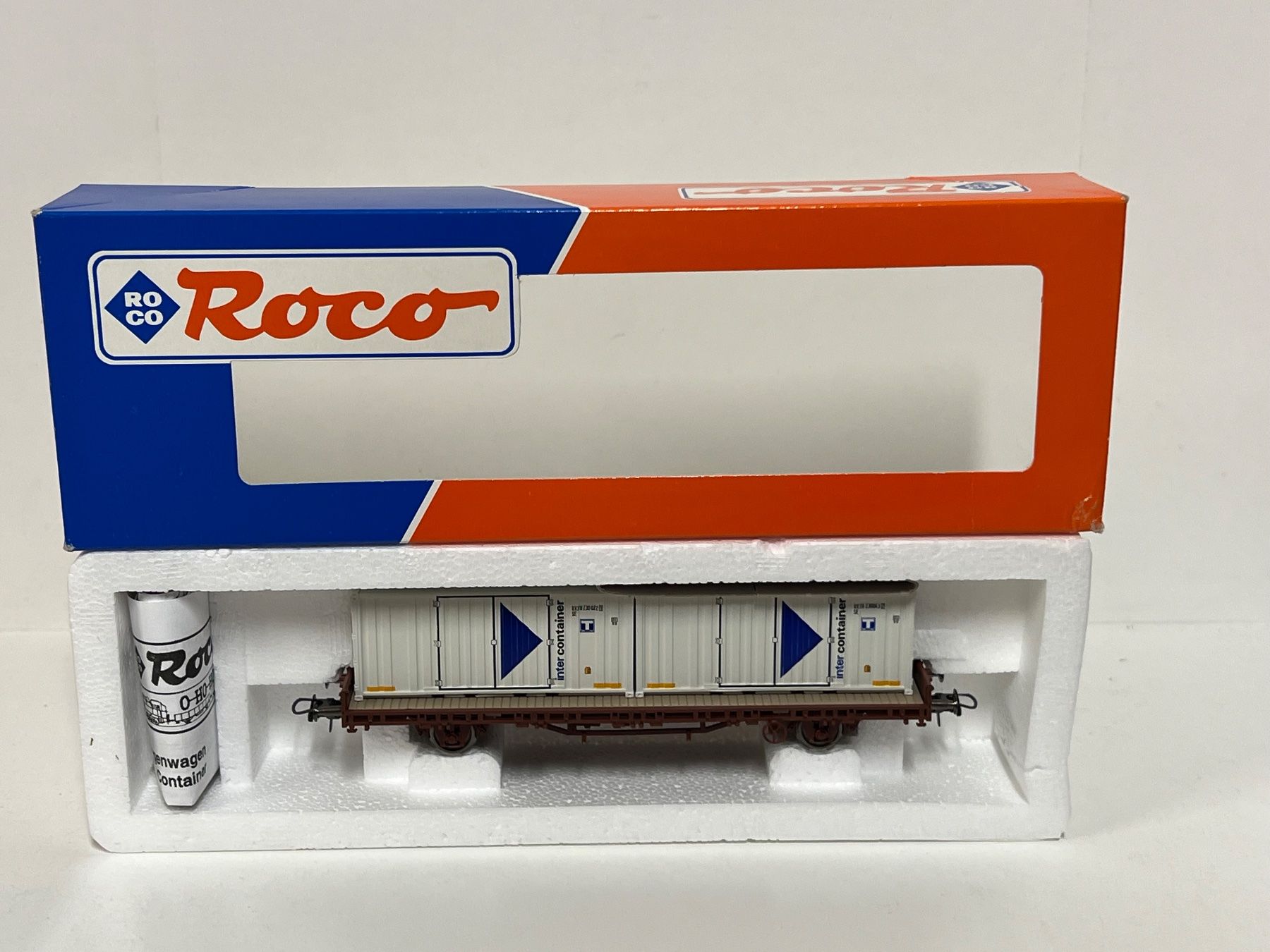 Roco Modellini di ferrovie: Roco  47098 SNCF  inter container  H0 DC – Nuovo e nell'imballaggio originale da Neuenhof venduto da ludovicco