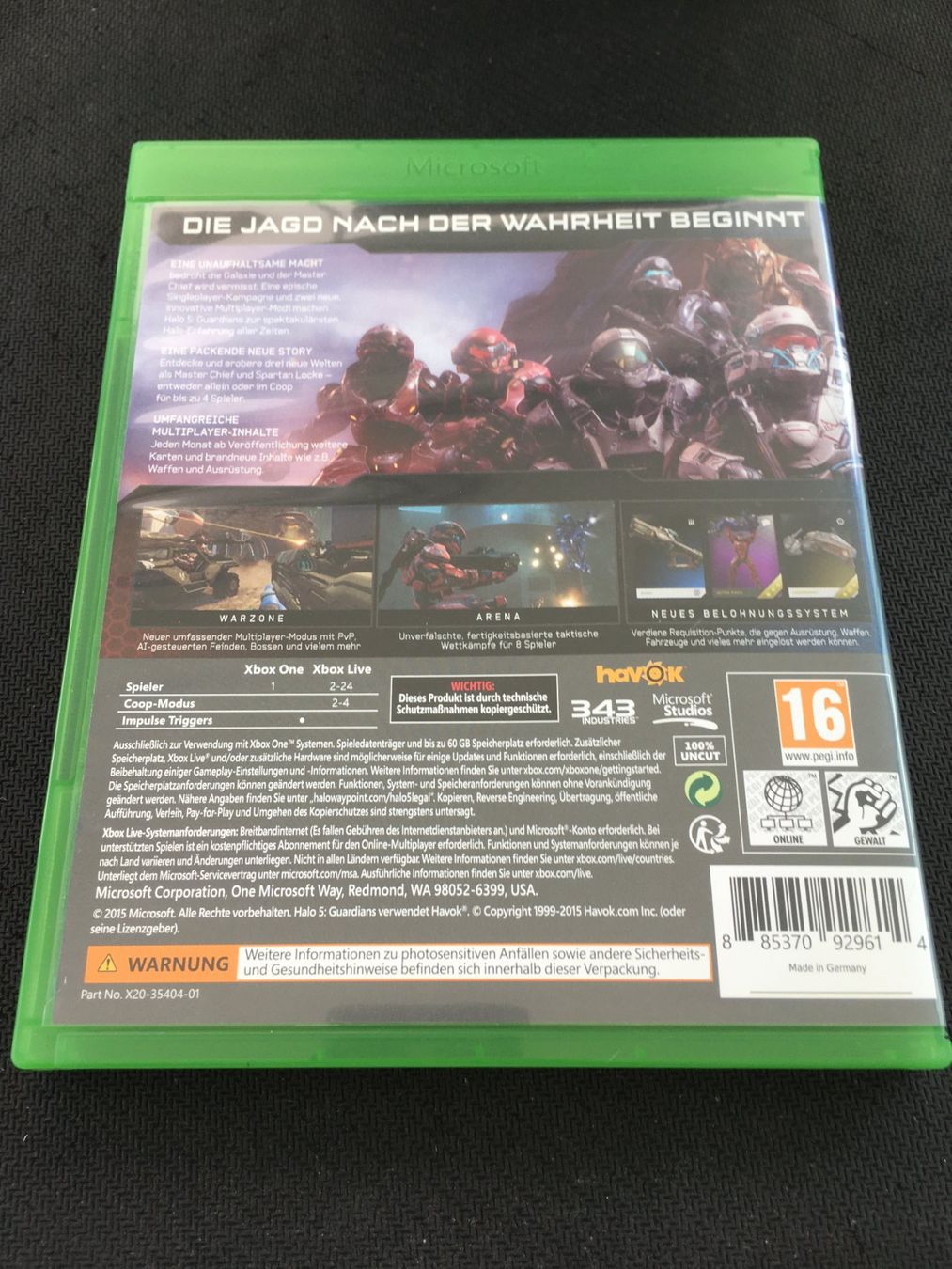 Microsoft Giochi: Halo 5 Guardians - Xbox One – Usato da St.Gallen venduto da sjosjo 1