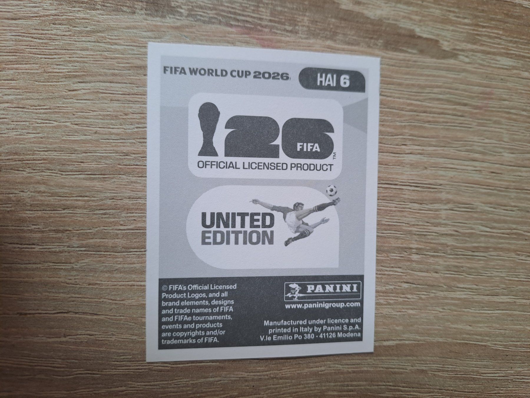 Fifa Sammelbilder & Trading cards: HAI 6 – Neu (gemäss Beschreibung) aus Pratteln von olliw 1