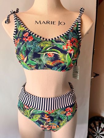 POUR MOI, Bikini Havanna Breeze, Grösse (40) 70F, Dunkelblau