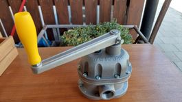 Ölpumpe Handpumpe Hi-Flow Pump  Aluminium neuwertig