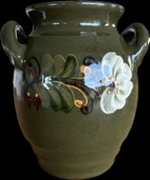 Vintage Schweizer Keramikvase handmade