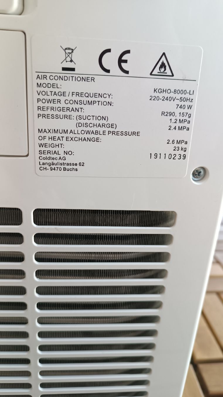Condizionatori: Klimagerät 8000Btu/h – Usato da Basel venduto da Basel1734 1