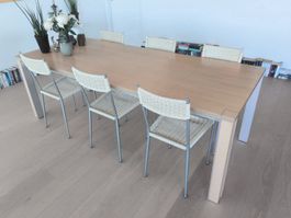 Gelgenheit: 6 stylische Esstischstühle. Indoor oder Outdoor.