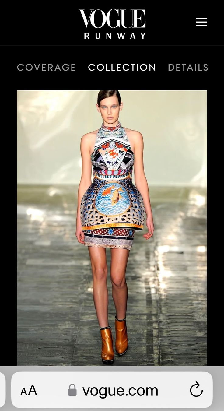 Vestiti: Runway Mary Katrantzou Seide Minikleid – Usato da Au ZH venduto da Daiga