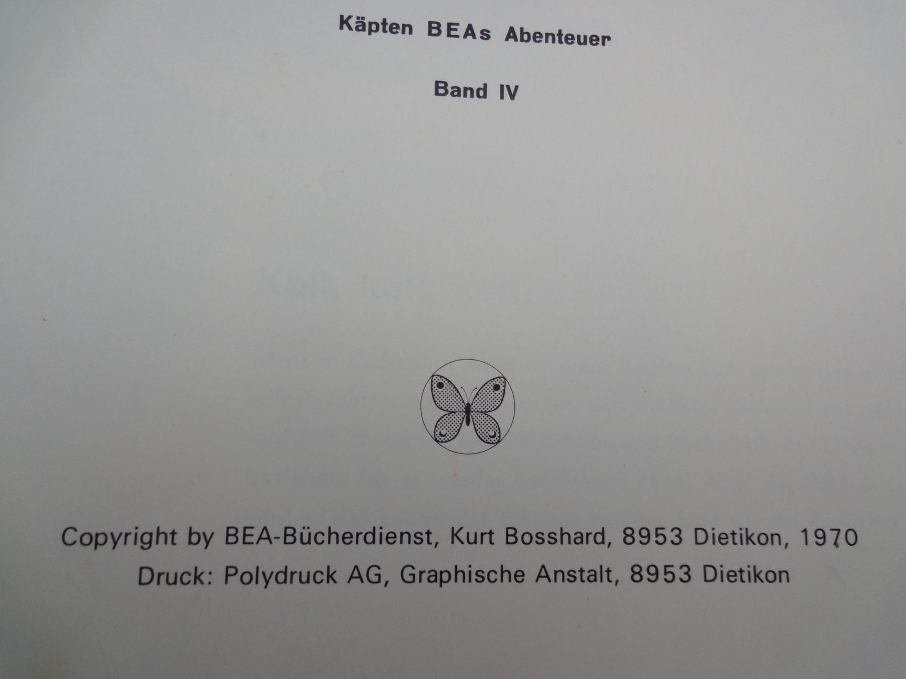 Livres: Käpten Bea bei den Eskimos – D'occasion à Chur par omonia 1