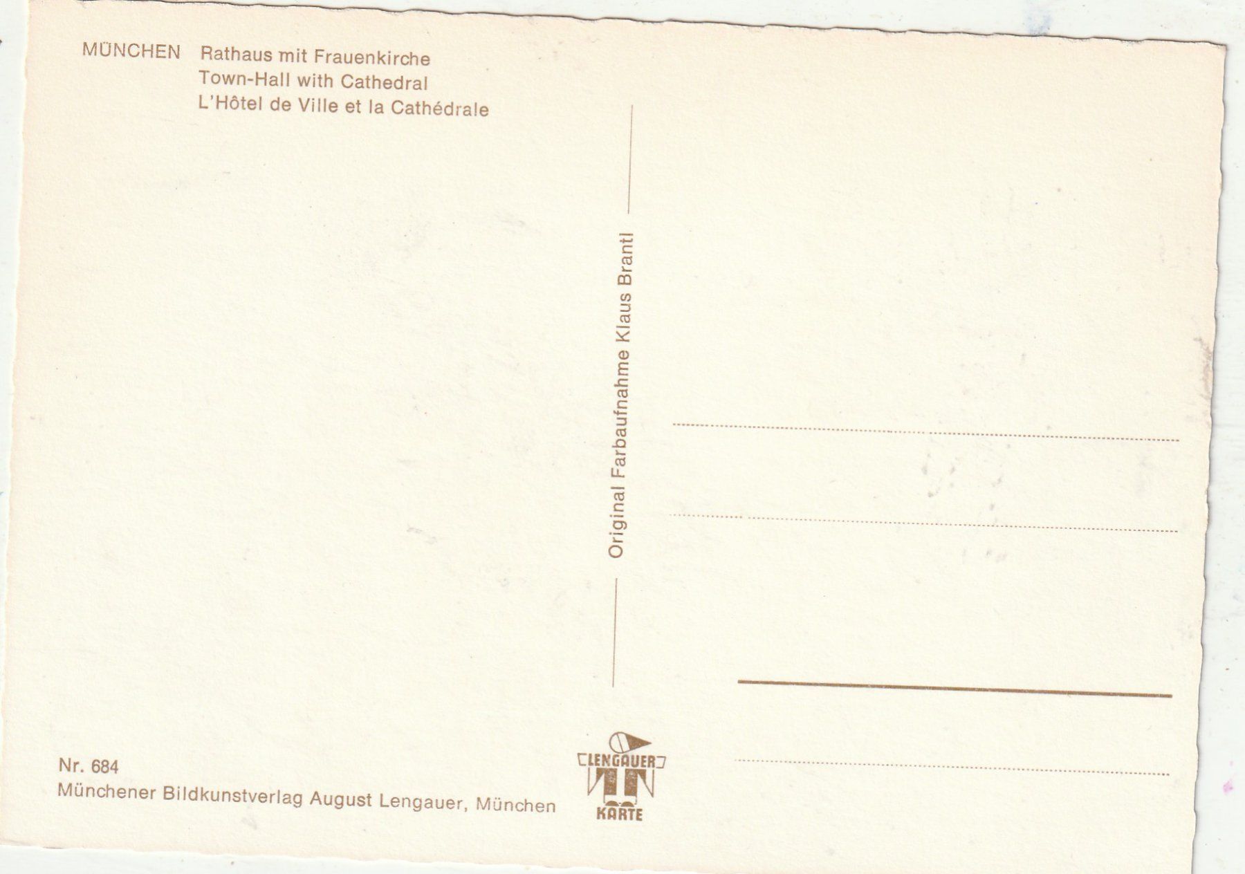 Cartes postales: München – D'occasion à Lumbrein par made02 1