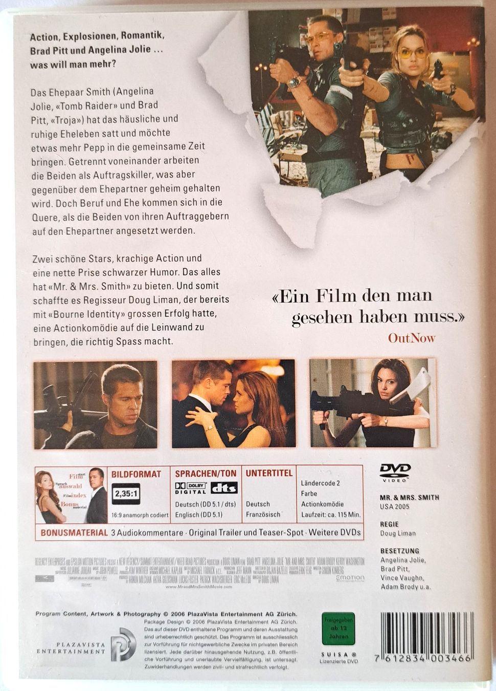 Tutti i DVDs: Mr. & Mrs. Smith – Usato da Tenniken venduto da mik_6mxg 1