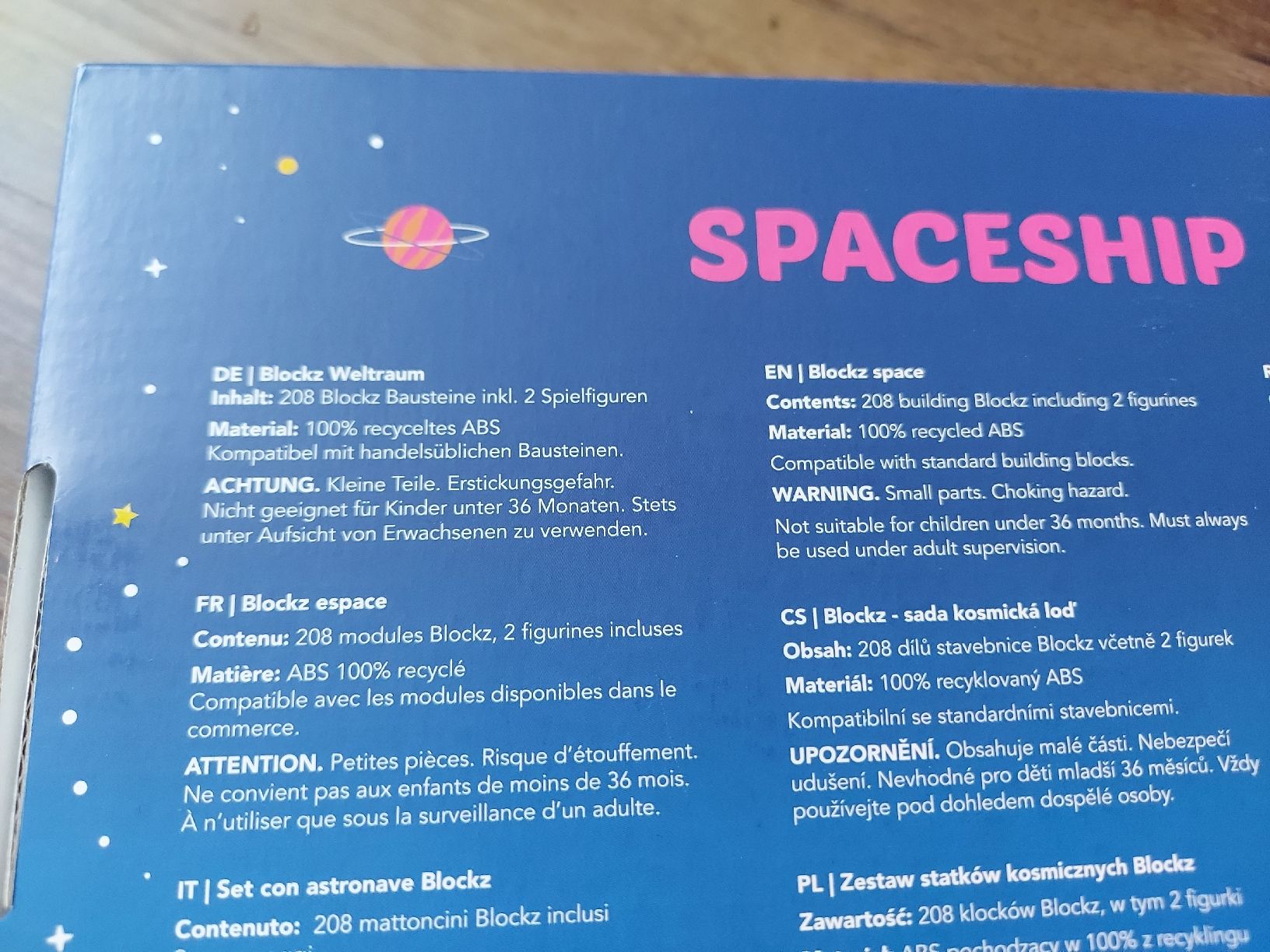 Kit di costruzioni: Blockz Spaceship, 208 Teile, ab 6+ NEU – Nuovo e nell'imballaggio originale da Altishofen venduto da tammy05 1