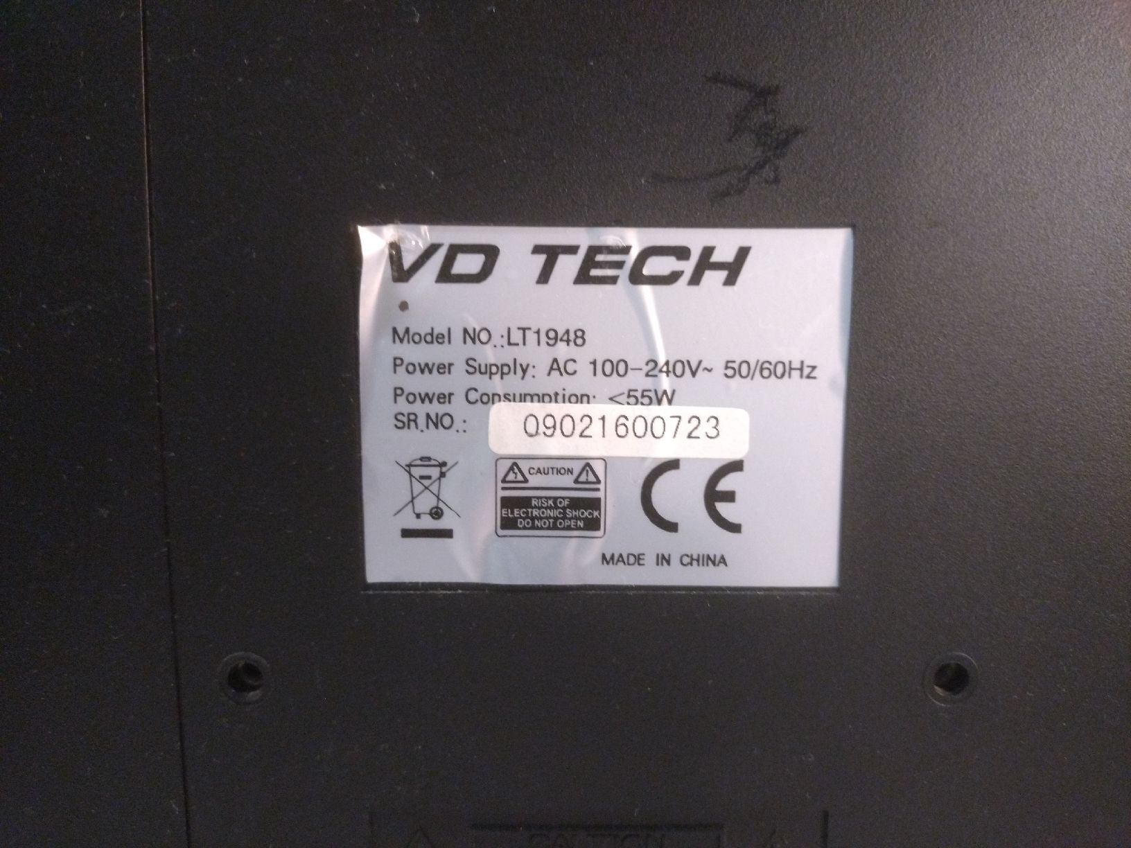 Televisori: Téléviseur VD TECH, LT1948, 48 cm  19' hdmi Retrogaming – Usato da Farvagny-le-Grand venduto da LaCaverne 3