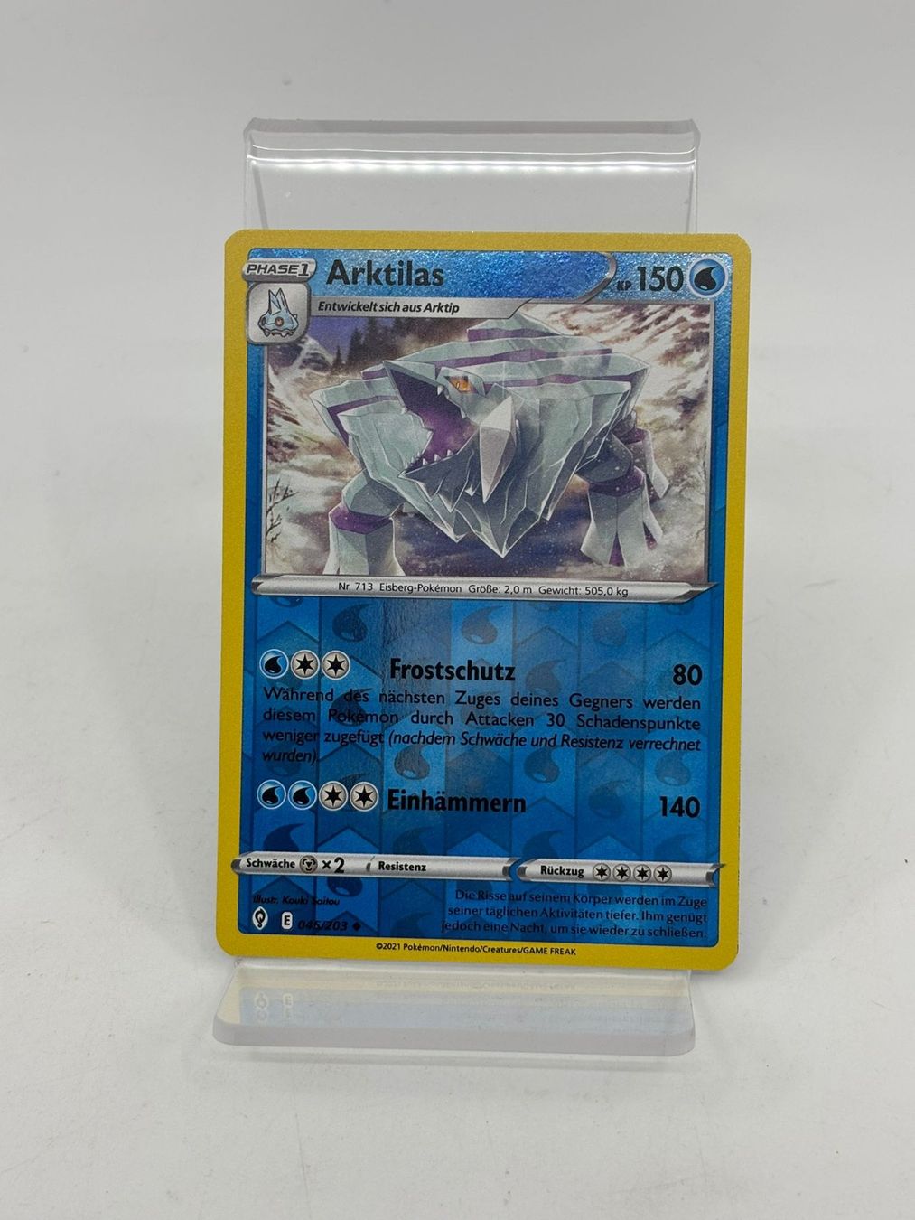 Pokémon Carte collezionabili: Pokemon Arktilas 045/203 – Usato da Herisau venduto da Pokemon2026