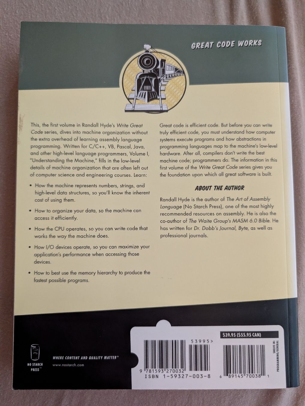 Livres: Write great Code Vol. 1: Understanding the machine – D'occasion à Oberwil-Lieli par stefim 1