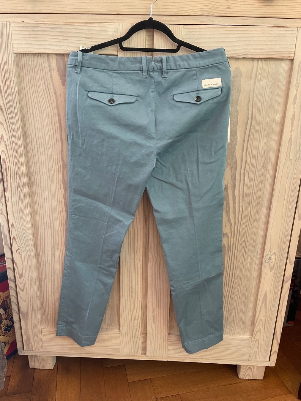 Pantaloni: Neu Chino seeblau von Daniels, 28 – Nuovo e nell'imballaggio originale da Basel venduto da non_vn79 2