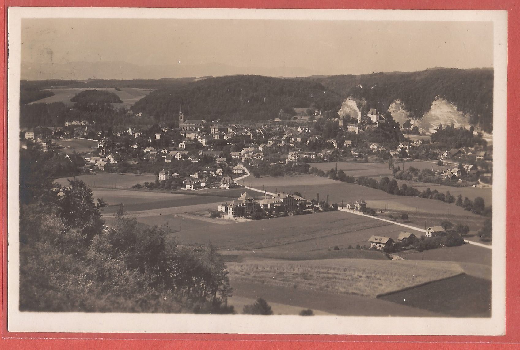 Cartoline postali: Burgdorf - Fotokarte 1925 – Usato da Fislisbach venduto da Porano