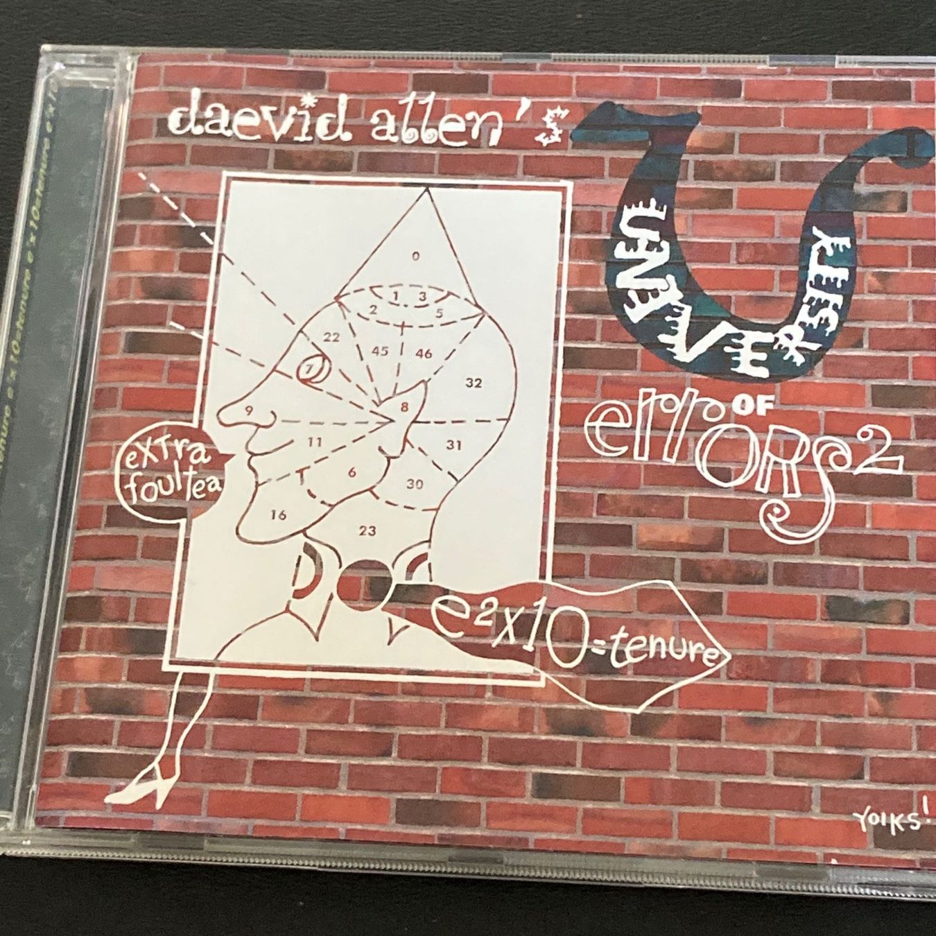 CDs: Daevid Allen's University Of Errors - e²x10=Tenure – Gebraucht aus Bern von Ntsamina