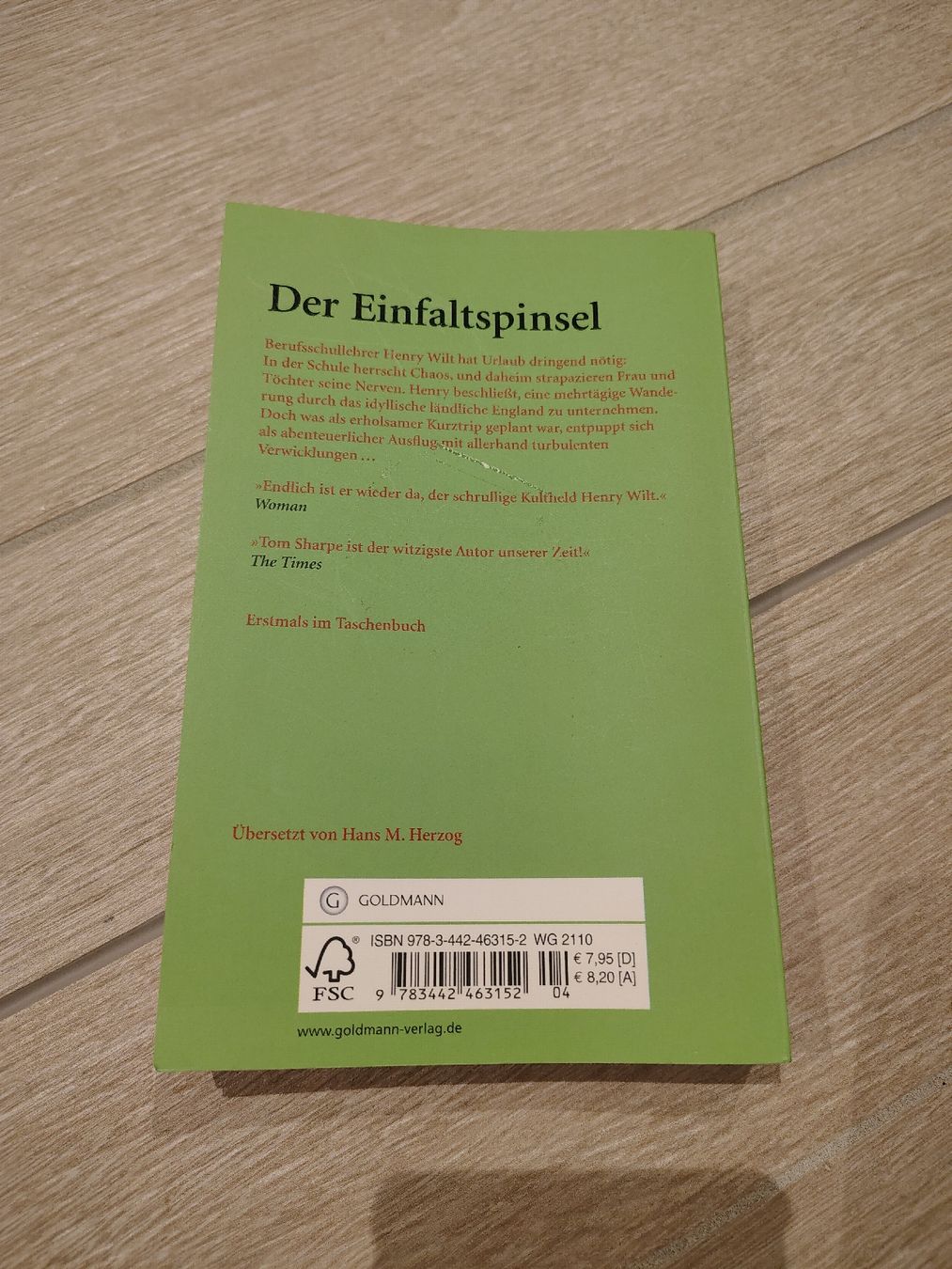 Libri: Tom Sharpe - Der Einfaltspinsel – Usato da Winterthur venduto da mar_96r6 1