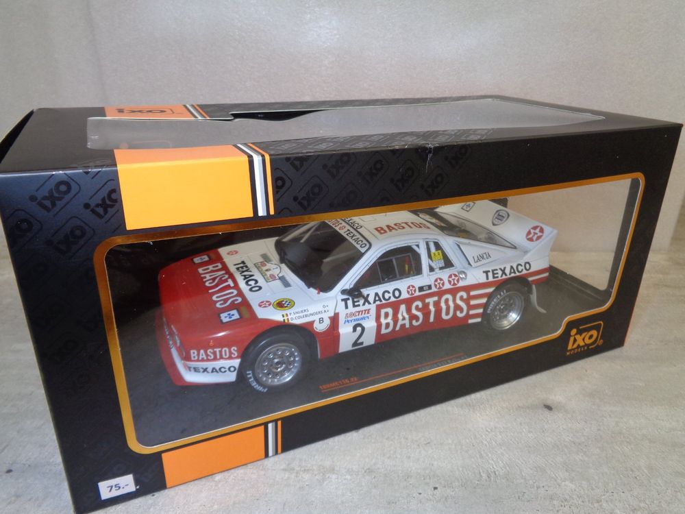 Ixo 1:18 Lancia 037 Rallye Ypres 1985 P. Snijers 4