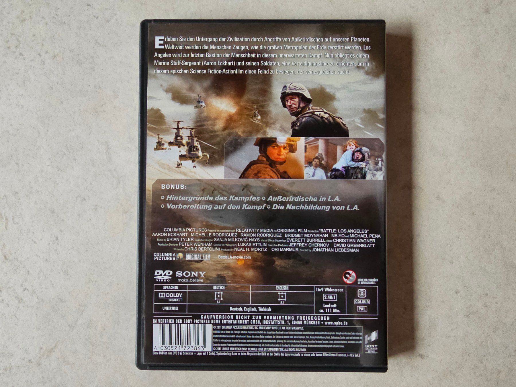 Tutti i DVDs: World Invasion: Battle Los Angeles – Usato da Schneisingen venduto da backstore24 1