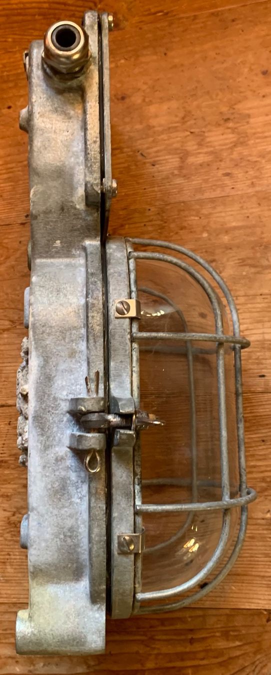Lampen: Stollenlampe HUCO aus Bunker der CH Armee – Gebraucht aus Goldingen von Bergler012 2