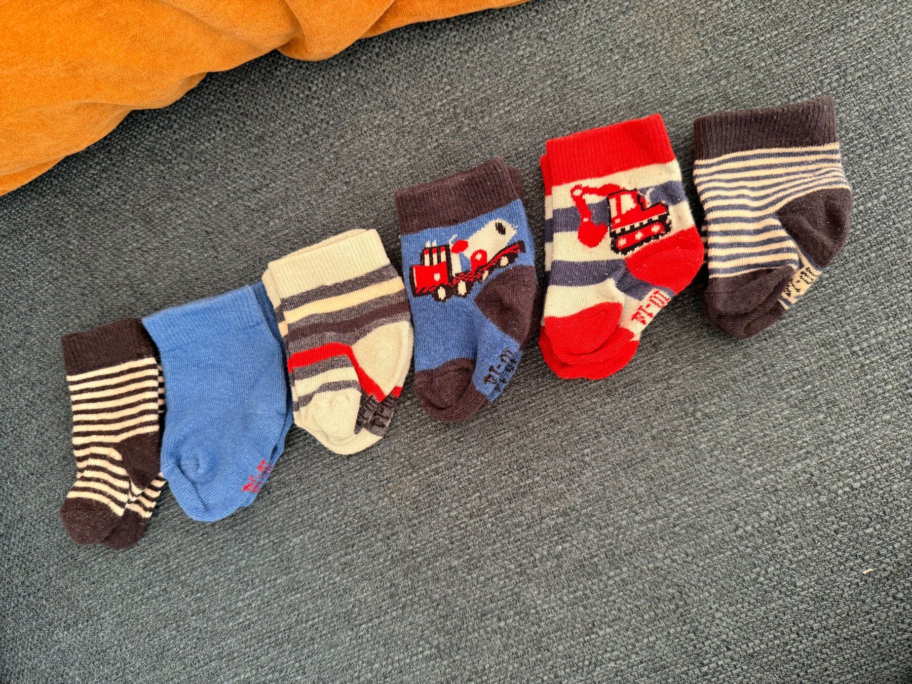 Calze per bambini: 6 Paar Babysocken Grösse 10-14 – Usato da Uzwil venduto da justitia8