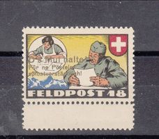 Feldpost 13/1 ** Feldpost.18 Kat.75.-