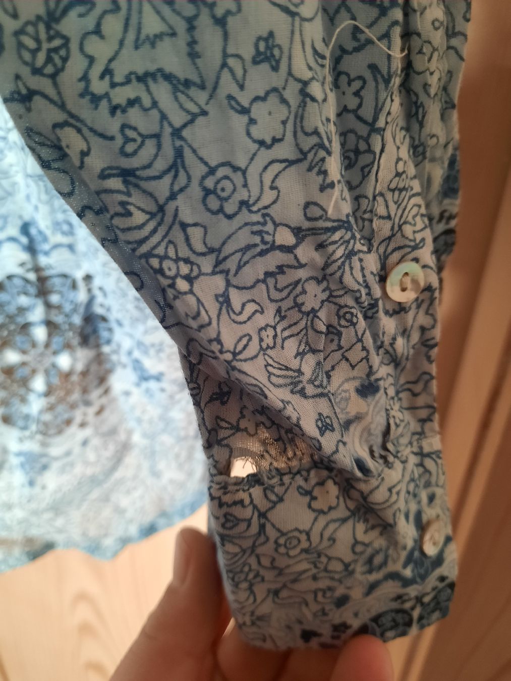 H&M Camicette: Blau gemustert Bluse - Grösse 36 – Usato da Unterterzen venduto da elebo 6