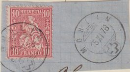 V-O MÖHLIN Sitzende Helvetia 10 +++++
