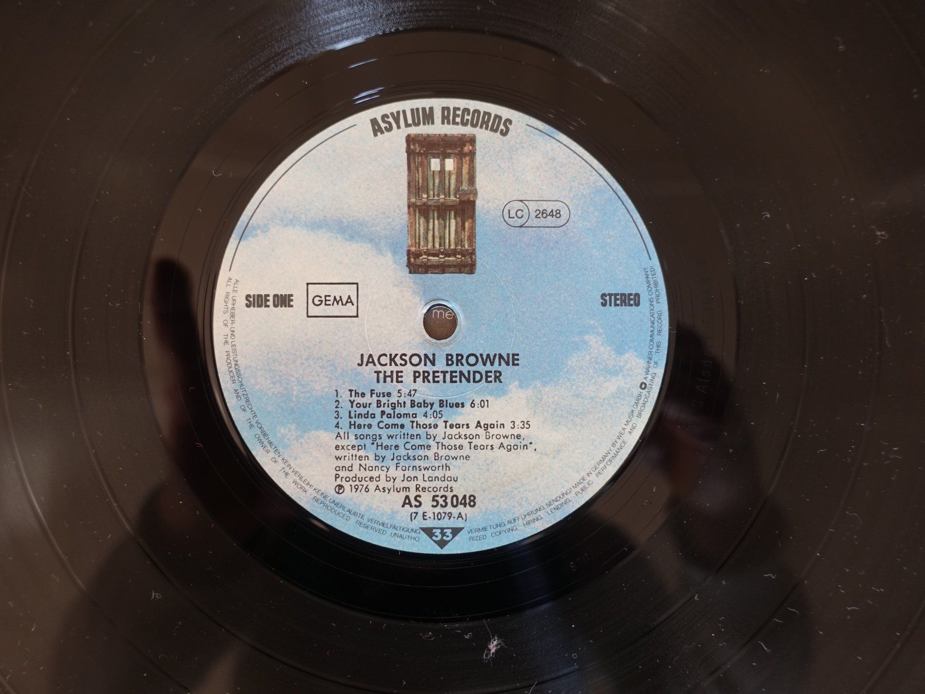 Dischi in vinile: LP Jackson Browne. The Pretender – Usato da Gutenswil venduto da Optico 2