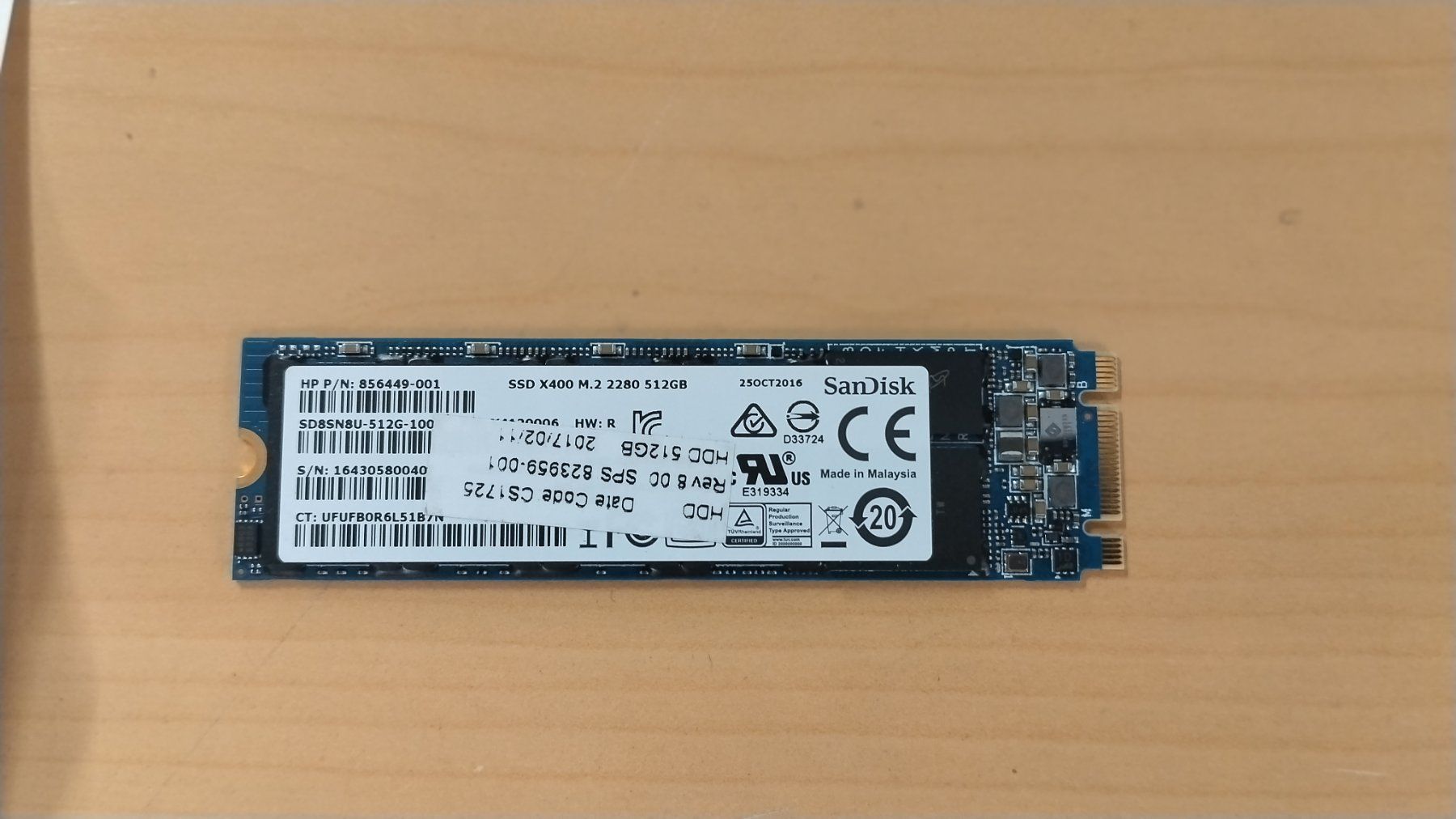 Sandisk Dischi rigidi: SanDisk SSD SD8SN8U 512GB M.2 2280 – Usato da Wallisellen venduto da mic_gg2g