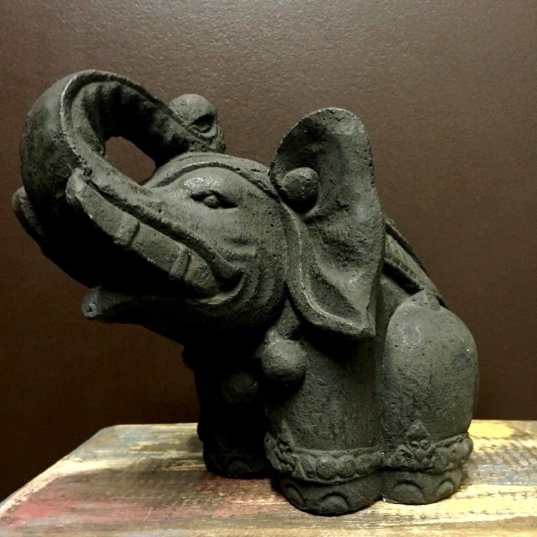 Sculture & Statue: Elephant Steinguss Bali 20cm – Nuovo (secondo la descrizione) da Lenggenwil venduto da Unique_