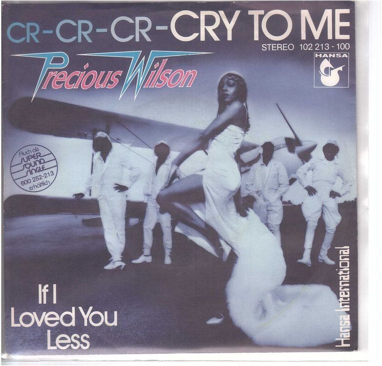 Dischi in vinile: Precious Wilson  --  Cr-Cr-Cry to me  Single7 – Usato da Rheinau venduto da thespecials