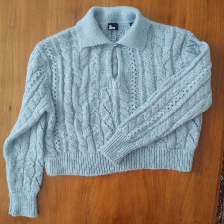 Pull the Kooples - bleu ciel - taille 1 (36/38) -comme neuf