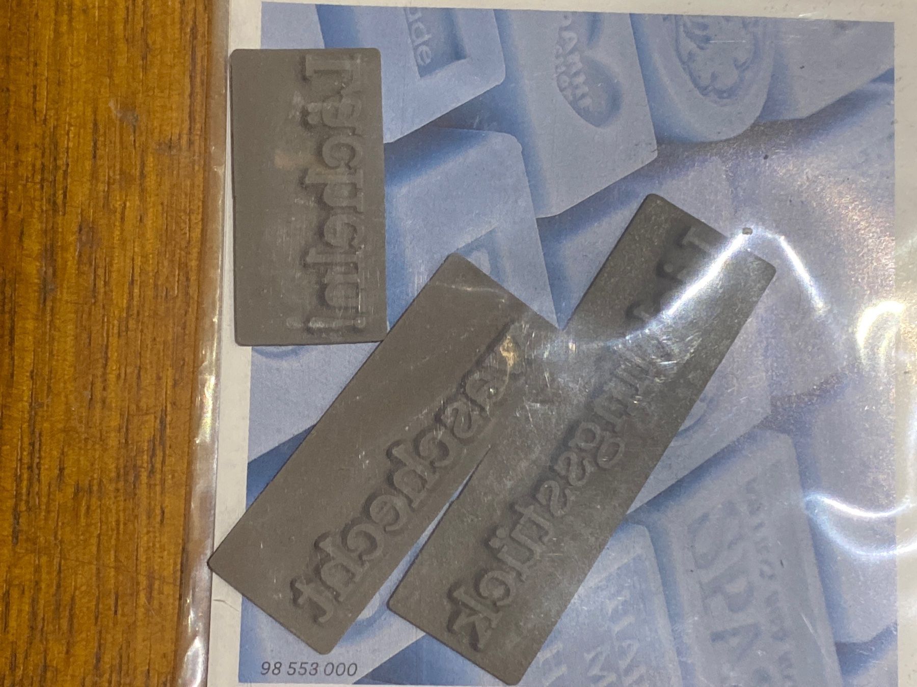 Teglie da forno: Motiv eingiessen seife motif savon – Nuovo e nell'imballaggio originale da Lajoux JU venduto da Briard0 3
