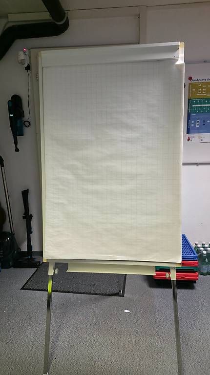 Lavagne: Flipchart mit Papierblock  stabil und höhenverstellbar – Usato da Samstagern venduto da riha08