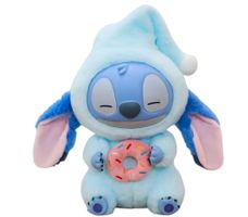 Labubu grande peluche Stitch bleue 25 cm NEUF