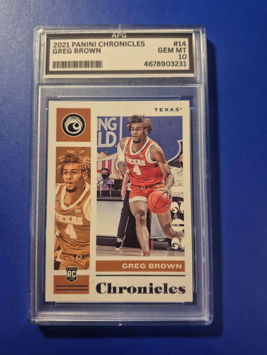 Panini Carte collezionabili: NBA Greg Brown Texas Longhorns – Usato da Treiten venduto da Sauber73