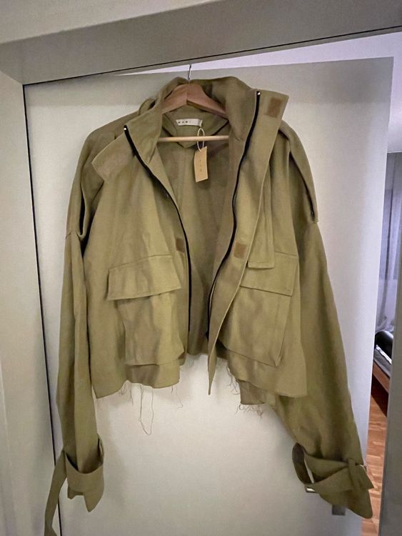 MNML Cropped M65 Jacket Khaki