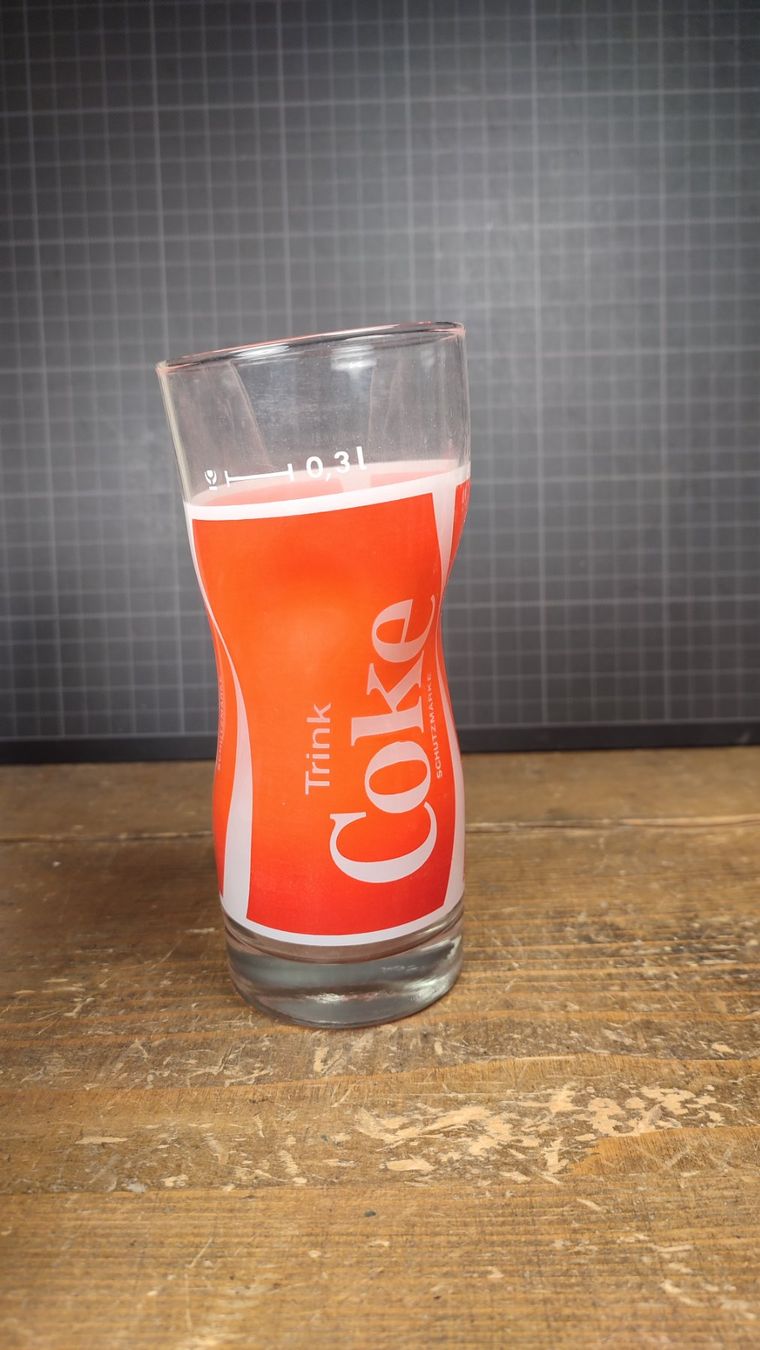 Bicchieri: Wunderschönes altes COCA-COLA Glas – Usato da Gelterkinden venduto da MYSTOREFORYOU4460 1