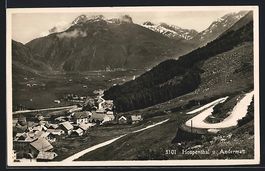 AK Andermatt, Teilansicht mit Hospenthal